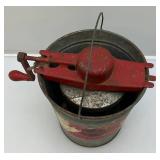 Very Cool Vintage Miniature ZEPHYR Ice Cream Freezer 10" Tall