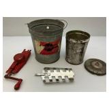 Very Cool Vintage Miniature ZEPHYR Ice Cream Freezer 10" Tall