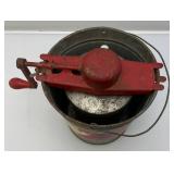 Very Cool Vintage Miniature ZEPHYR Ice Cream Freezer 10" Tall