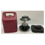 Vintage Coleman Lantern In Hard Plastic Carrying Case