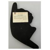 Vintage Mid Century DELMAR Aborigine & Boomerang Wall Sculpture 8" x 17"