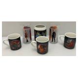 Vint5age Collectible STAR TREK Glasses & Mugs