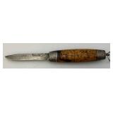 Antique Joh. Engstrom Barrel Knife Marked 1874 Made In Eskilstuna Sweden With 3" Blade