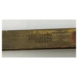 Antique Joh. Engstrom Barrel Knife Marked 1874 Made In Eskilstuna Sweden With 3" Blade