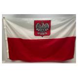 38" x 60" Nylon Polish Flag (NEW)