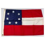 24" x 36" Stars & Bars (7 Star) Boat/Motorcycle Flag (NEW)