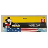 Misc. Mickey Mouse Collectibles Including Christmas Stockings & Small Flag (NIB)