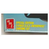 Vintage AMT Special Edition U.S.S. Enterprise CHROME SET (Factory Sealed)