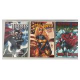 Misc. Graphic Novel Comics Including THE INCREDABLE HULK, THOR & More (Bagged & Carded)