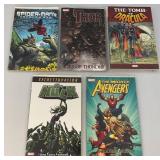 Misc. Graphic Novel Comics Including SPIDERMAN, THOR & More (Bagged & Carded)