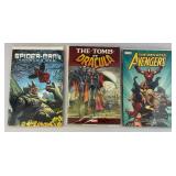 Misc. Graphic Novel Comics Including SPIDERMAN, THOR & More (Bagged & Carded)