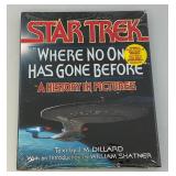 STAR TREK "Where No One Has Gone Before" A History In Pictures Hard Cover (Factory Sealed)