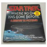 STAR TREK "Where No One Has Gone Before" A History In Pictures Hard Cover (Factory Sealed)