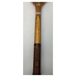 Antique 1930"s Tru-Sport Wooden Tennis Racket With Racket Protector