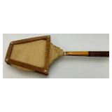 Antique 1930"s Tru-Sport Wooden Tennis Racket With Racket Protector