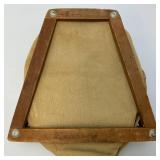 Antique 1930"s Tru-Sport Wooden Tennis Racket With Racket Protector