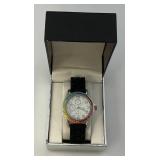 Vivani Brand Rainbow Colored Dial Watch (NEW OLD STOCK)