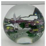 EST. $300.00 - $600.00 AMAZING Daniel Salazar Lundberg Studios Dragonfly Paperweight 3"