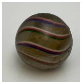 Large Approximately  2" German Swirl Marble (Has Chips Present)