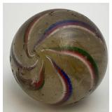 Large Approximately  2" German Swirl Marble (Has Chips Present)