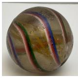 Large Approximately  2" German Swirl Marble (Has Chips Present)