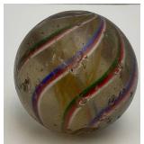 Large Approximately  2" German Swirl Marble (Has Chips Present)