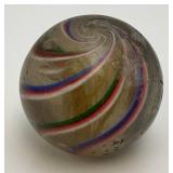 Large Approximately  2" German Swirl Marble (Has Chips Present)