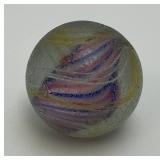 Large Approximately 1 1/2" German Swirl Marble (Has Chips Present)