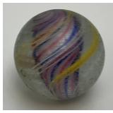 Large Approximately 1 1/2" German Swirl Marble (Has Chips Present)