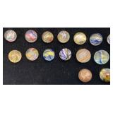 Misc. Vintage Miniature German Swirl Marbles & More (Chips Present)