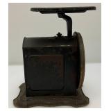 Vintage Enamaled Diaper Pail (With Paper Label) & Columbia Scale