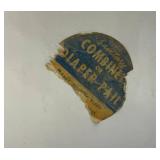 Vintage Enamaled Diaper Pail (With Paper Label) & Columbia Scale