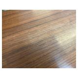 Mid Century Wood Four Drawer Upright Dresser 18" x 32" x 44 1/2"