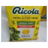 8 Bags Ricola Lemon Mint Cough Drop...