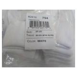 12 pair White Size 2t-3t Toddler Tr...