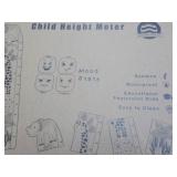 Child Height Meter Bamboo Waterproo...
