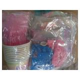 2 Party Pkgs Filled with Cups, Plat...