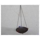 Metal Birdbath 12" diameter 27" hei...