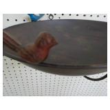 Metal Birdbath 12" diameter 27" hei...
