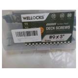 WellLocks Deck Screws Green 9 x 3" ...