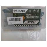 WellLocks Deck Screws Green 9 x 3" ...