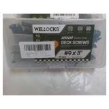 WellLocks Deck Screws Green 9 x 3" ...