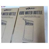 2 each Yolay Kids Water Bottles and...
