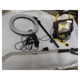 Lights and Garden Hose End...