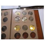 Completed Set of mint state Eisenhower Silver Dollars with all Silver Ike