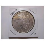 1889-P Morgan Siver Dollar