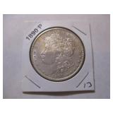1890-P Morgan Silver Dollar - Has Cartwheel Effect