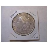 1891-P Morgan Silver Dollar