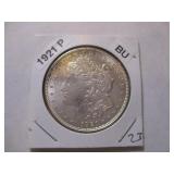 1921-P Morgan Silver Dollar - Excellent Condition
