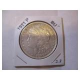 1921-P Morgan Silver Dollar - Excellent Condition